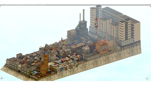 トタン通り blenderモデル