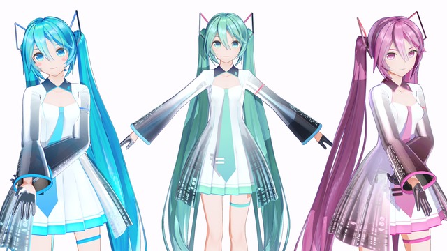 YYB Miku_10th - Blue&Red
