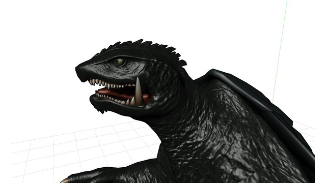 [MMD]ガメラ1999モデル[PMX]