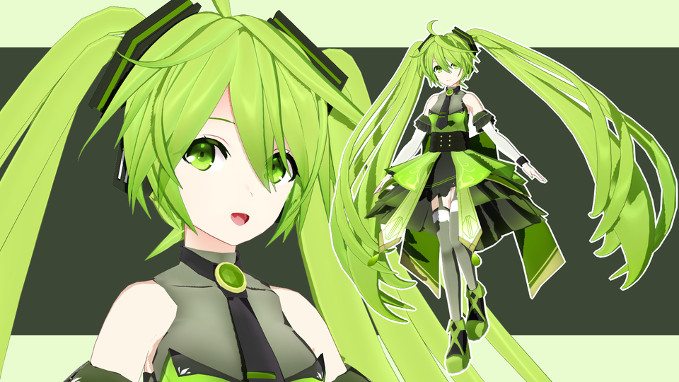 おナス式初音ミク(ペリドット)ver0.2