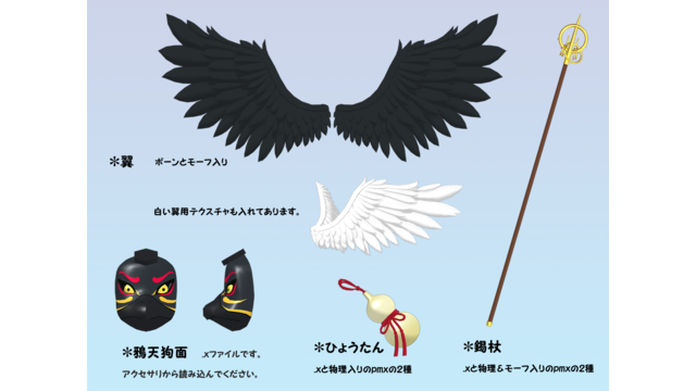 鴉天狗セット