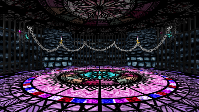 ステンドグラス牢獄ステージ