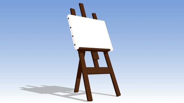 キャンバス＆イーゼル