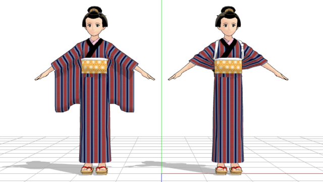 モブ着物娘（修正