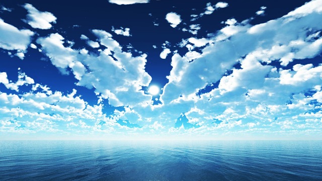 スカイドーム(雲が多い青空) VOL.Z3 - BowlRoll