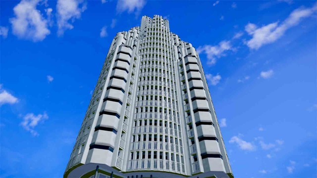 高層ビル_TypeA_ステージ背景兼用