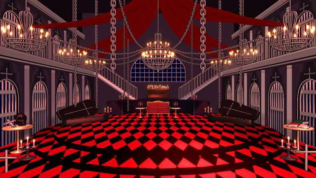 復活祭風ステージ