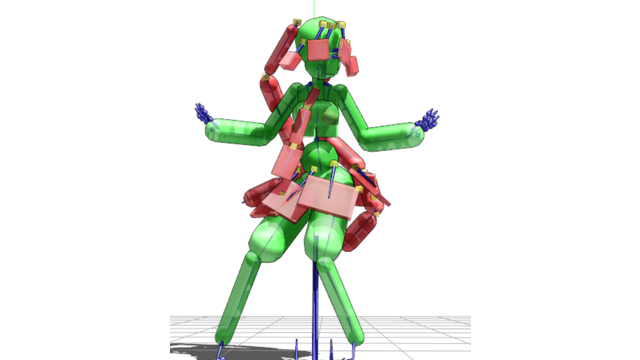 【PMXE】ボーン・剛体モデル生成プラグイン(試作)