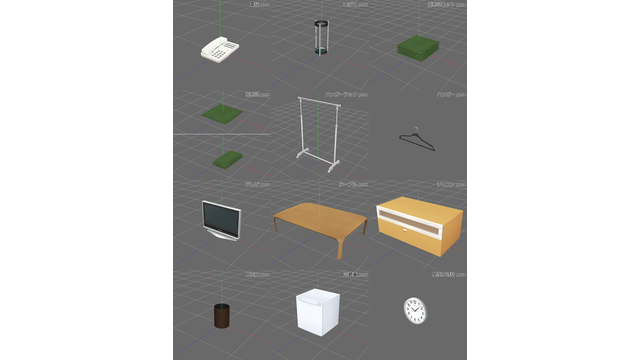 楽屋_廊下ステージ用備品セット Ver.1.0