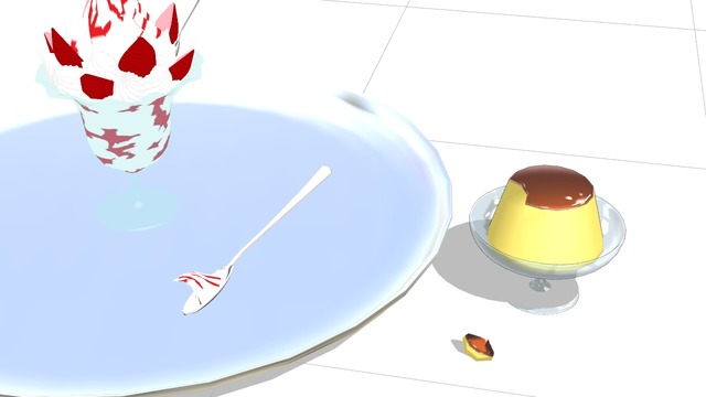 改変ストロベリーサンデー（スプーンのみ）