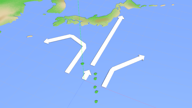 ↑(右曲がり用 & 左曲がり用)