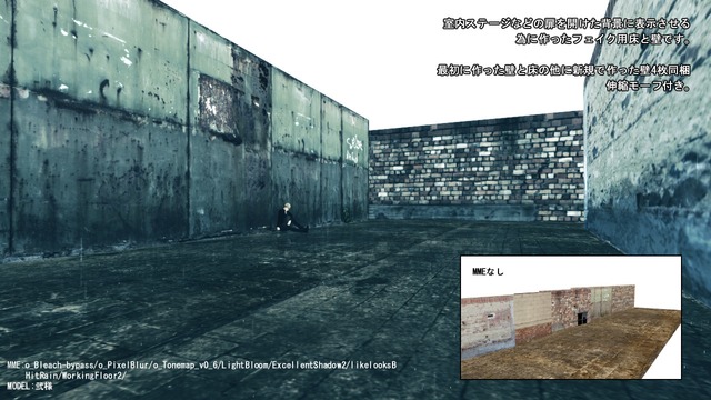 フェイク用壁と床セット