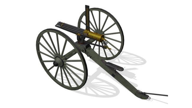 手回し式ガトリング