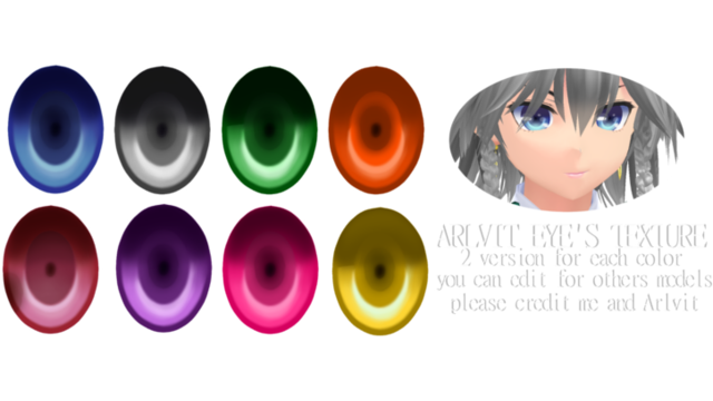 Arlvit eyes Textures