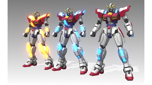 ビルドバーニングガンダム&トライバーニングガンダム