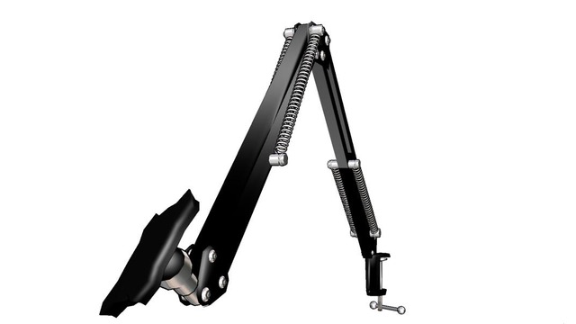 スプリング式モニターアーム