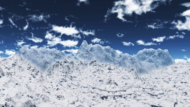 スカイドーム(昼間の雪山) VOL.N2