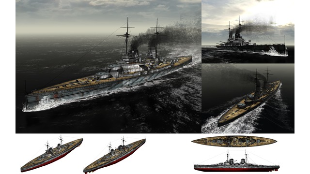MMD用モブ巡洋戦艦1916セット