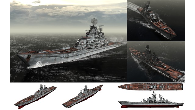 MMD用モブ巡洋戦艦1980セット