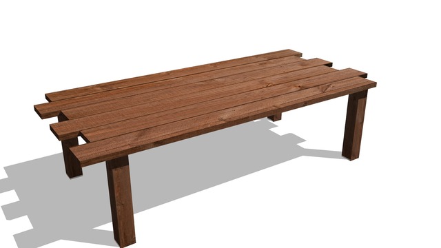 木製テーブル05