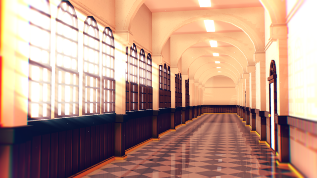 渡り廊下風ステージ