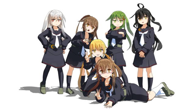 やどかり睦月型モデル - MMD