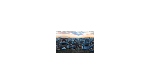 夕暮れの街