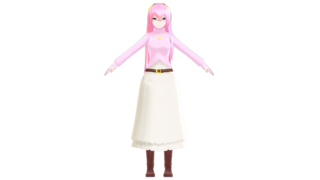 YYB式巡音ルカ改変　ゆるふわコーデv1.00