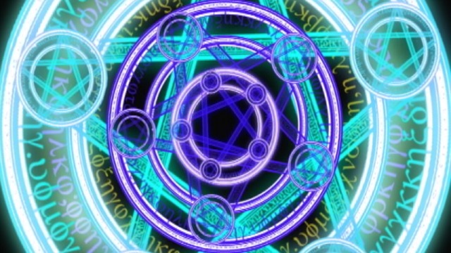 魔法陣・五芒星色変化