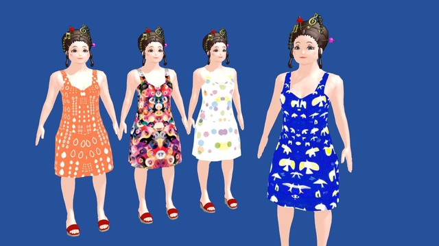 金咲小春サマーワンピモデル