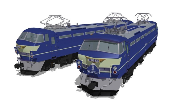 【MMD】EF66電気機関車