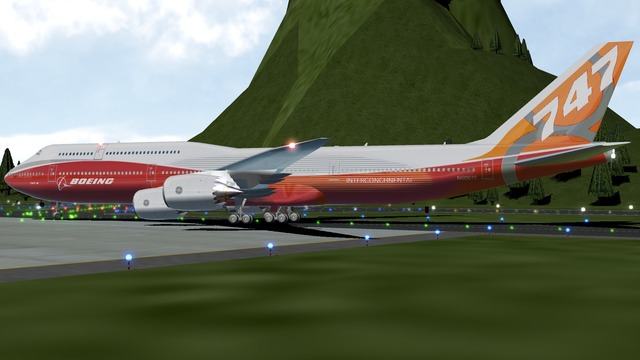 B747-8用デモ機テクスチャ