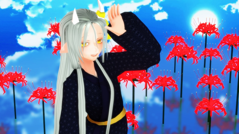 【創作】MMDモデル白金