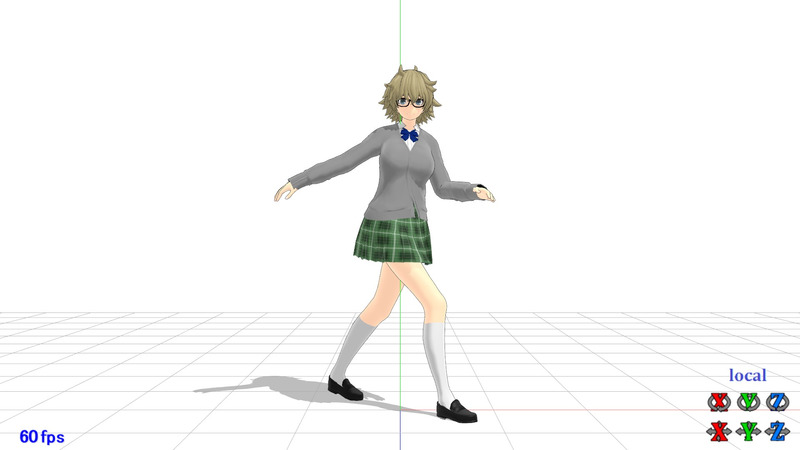 【MMDモーション】シャッフルダンスじみたなにか