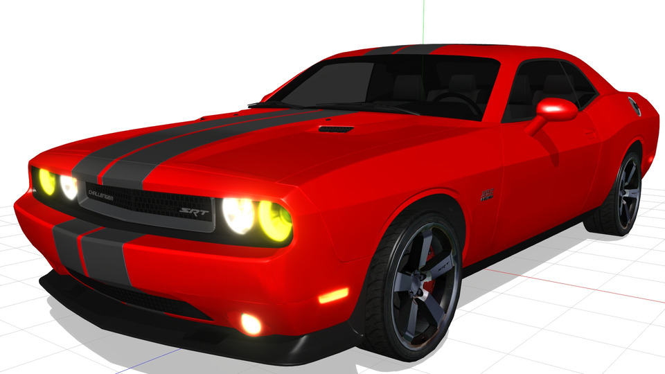 ダッジチャレンジャーRT MMDモデル