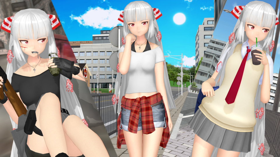 ミニスカ妹紅Ver2.61