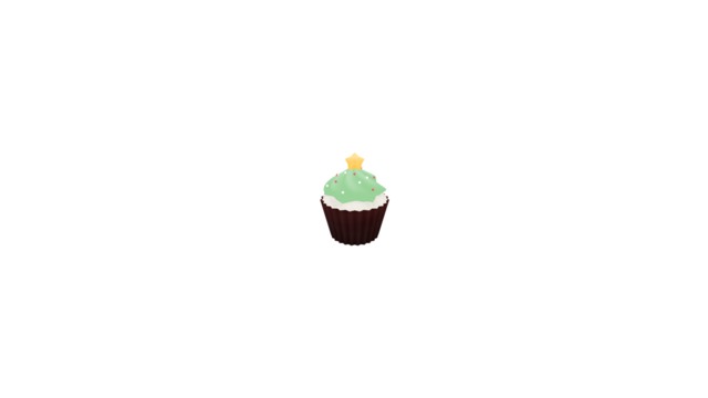 クリスマス用のカップケーキ_ver1.1