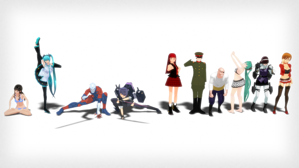 ポーズデータ集