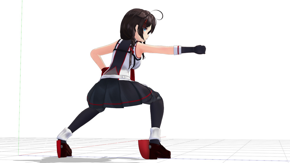 [突き」モーション