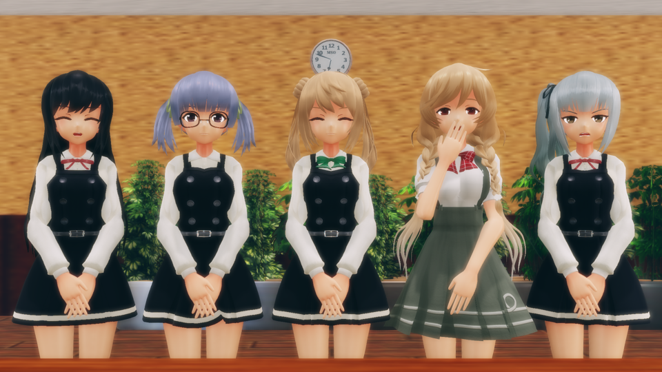 【MMDカメラ配布】One・Two・Three