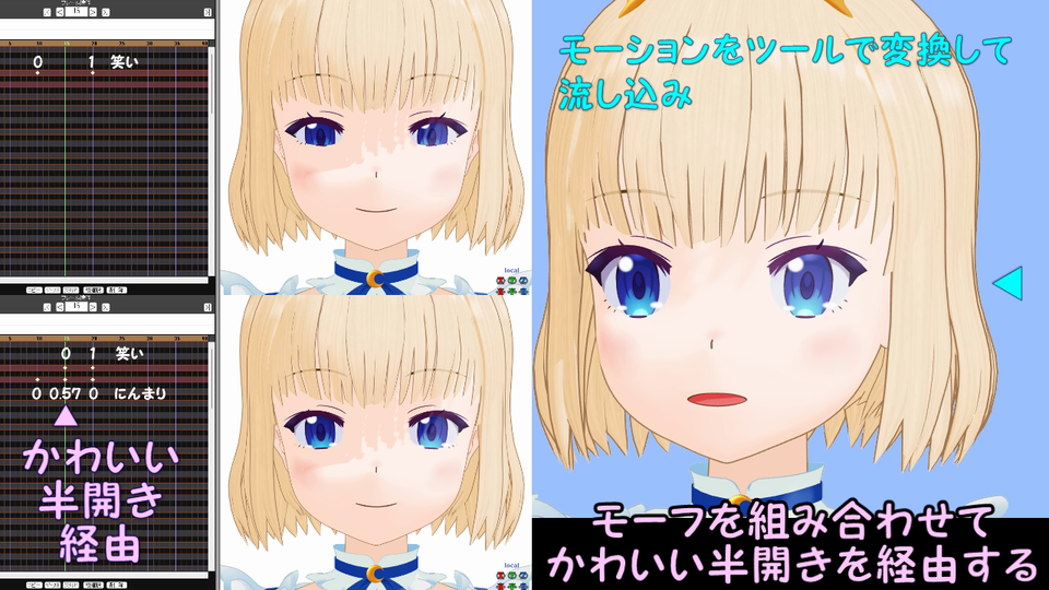 ちょい笑 v2 ちょっと目を閉じた顔がかわいくなるツール