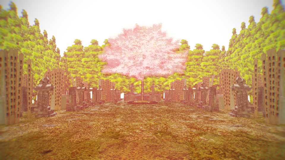 桜と墓場ステージ