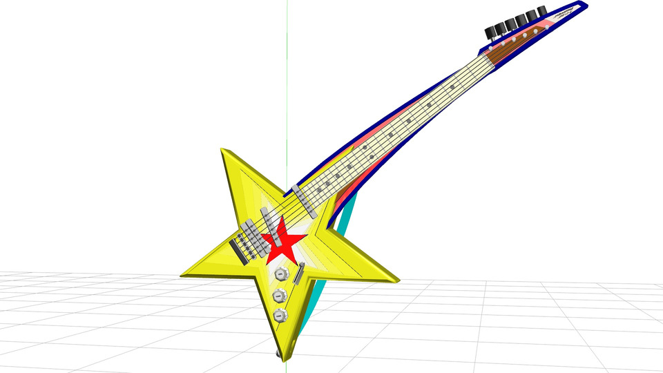 エレキギターMMDモデル