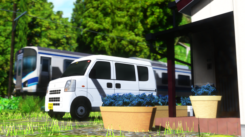 【RailSim】-[小物]植木鉢