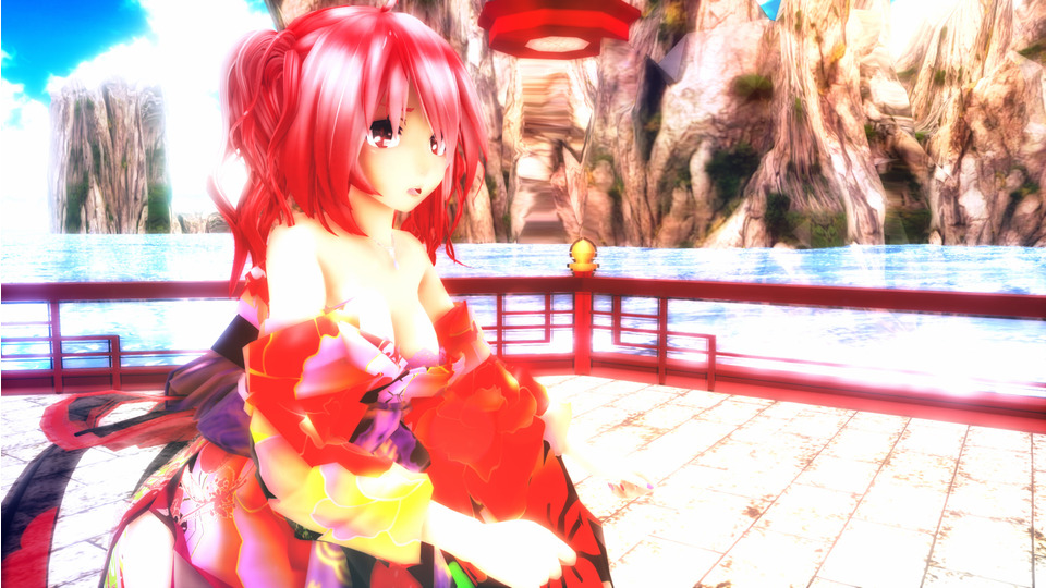 撫子色ハートカメラモーション