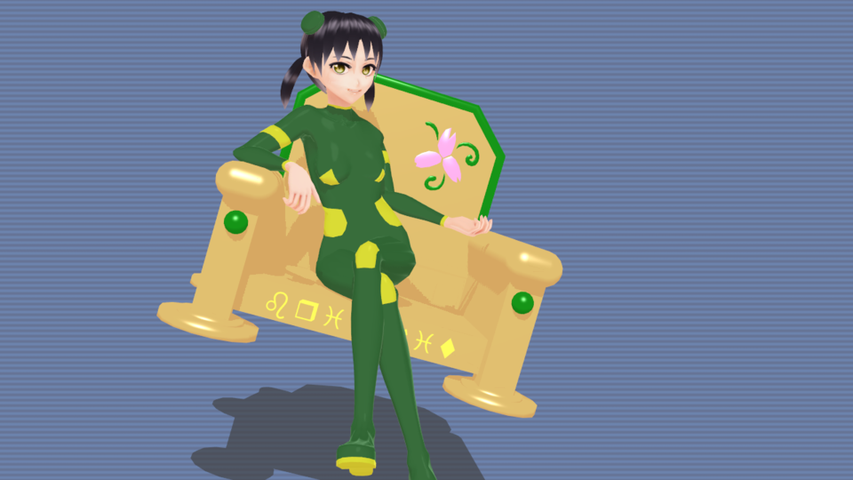 ブリギット MMDモデル ver 1.00