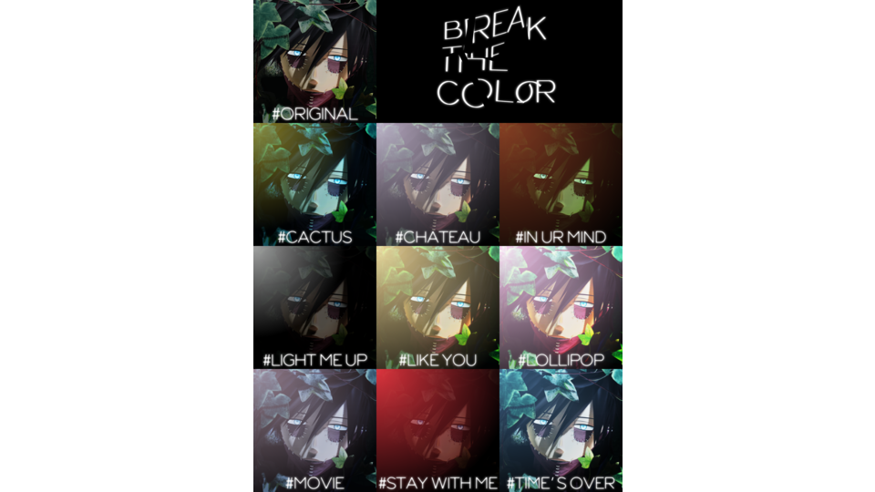 BREAK THE COLOR