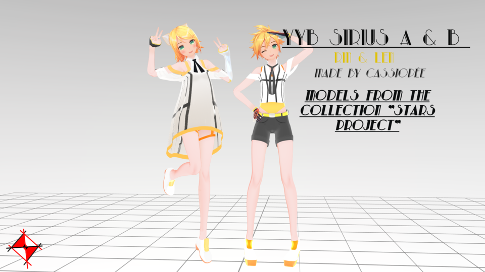 [MMD - Model] YYB Sirius Twins