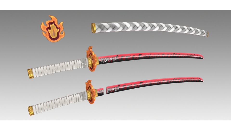 日輪刀_煉獄(Kei)