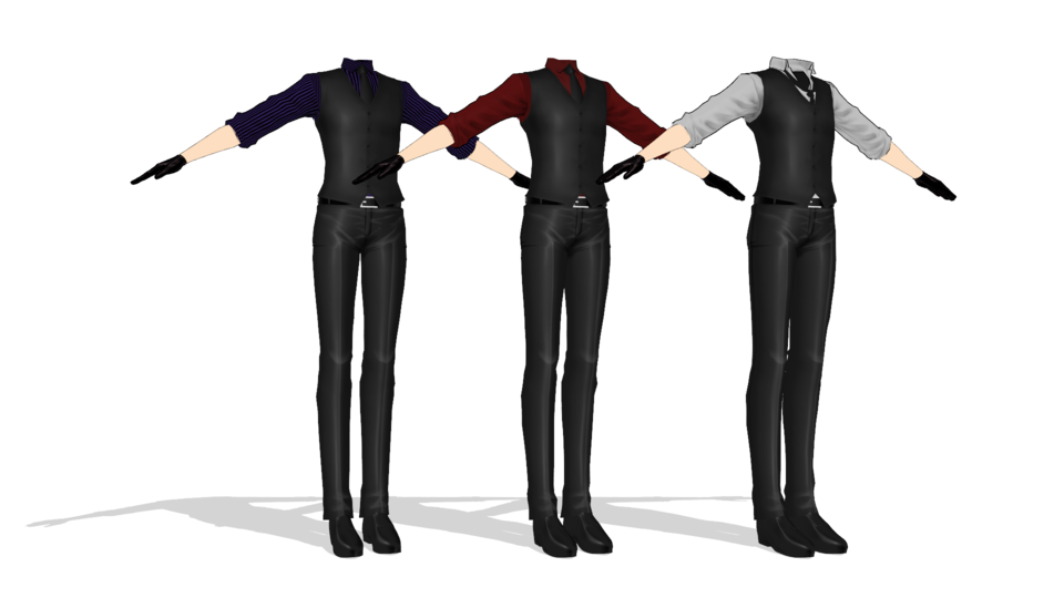 スーツベスト衣装（むむた作）_ver1.0